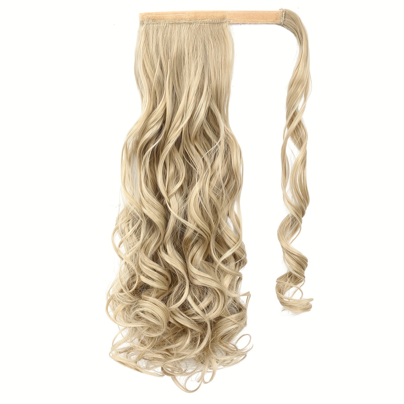 Long Wavy Ponytail Extensions - Synthetic Clip In Hair with Wrapped Hair Design for Elegant Natural Look - Perfect for Daily Use Hair Accessories