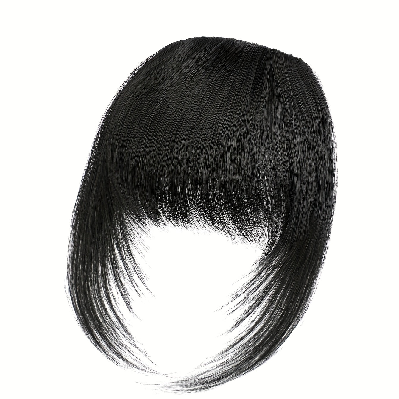 Synthetic Wig With 12-inch Bangs On Both Sides Suitable For Daily Wear By Ladies.