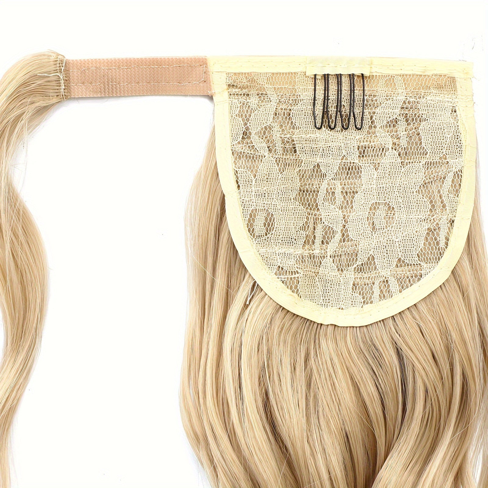 Long Wavy Ponytail Extensions - Synthetic Clip In Hair with Wrapped Hair Design for Elegant Natural Look - Perfect for Daily Use Hair Accessories