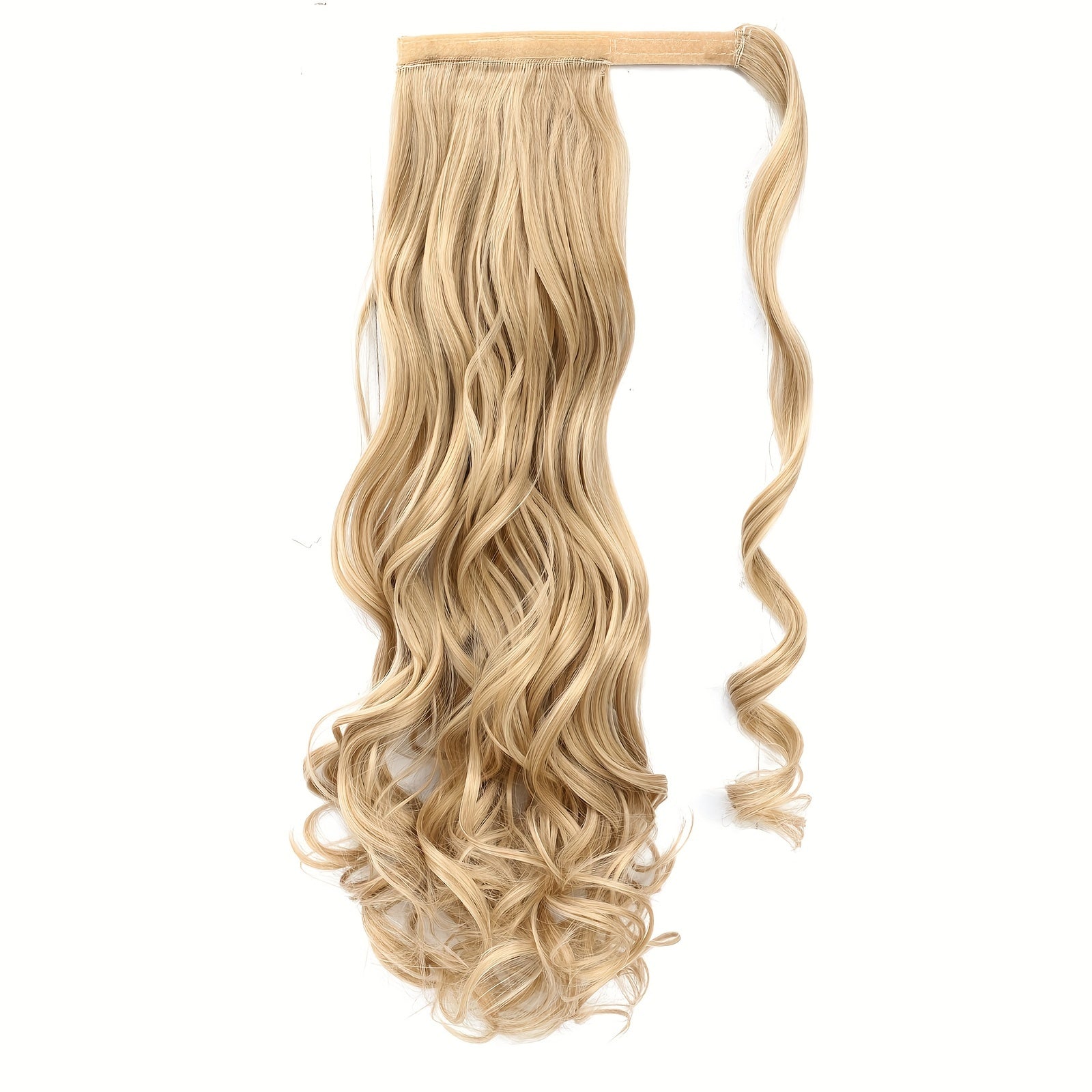 Long Wavy Ponytail Extensions - Synthetic Clip In Hair with Wrapped Hair Design for Elegant Natural Look - Perfect for Daily Use Hair Accessories