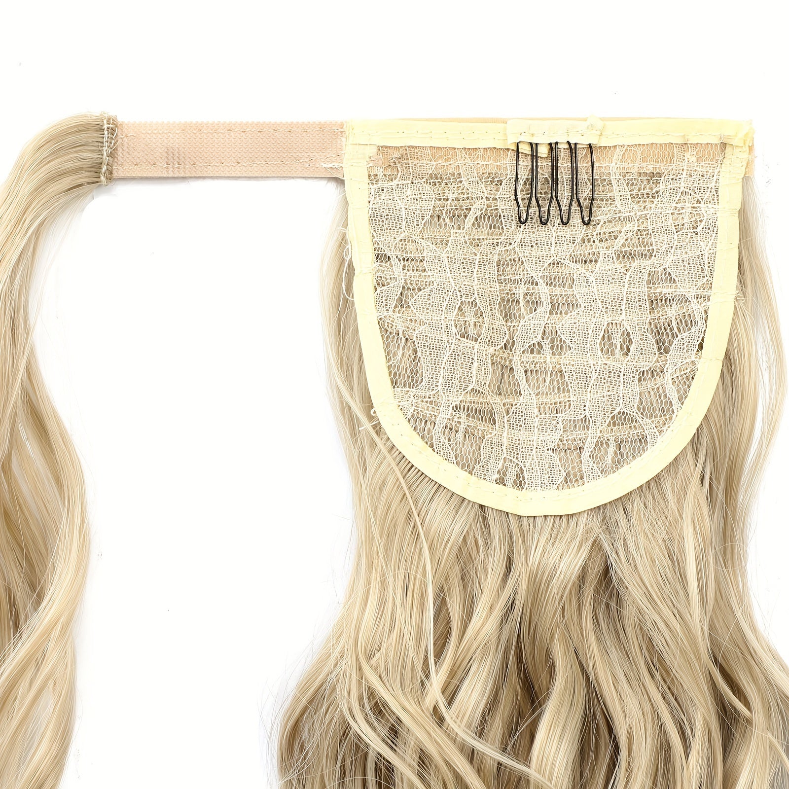 Long Wavy Ponytail Extensions - Synthetic Clip In Hair with Wrapped Hair Design for Elegant Natural Look - Perfect for Daily Use Hair Accessories